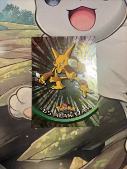 Pokemon Alakazam #65 Topps Chrome Holo LP - Image 1