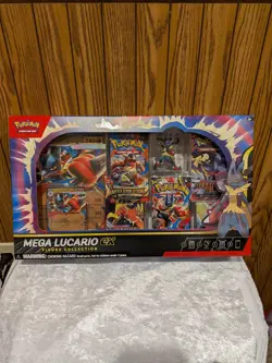 Pokemon Mega Lucario ex Figure Collection Box NEW SEALED - Image 1
