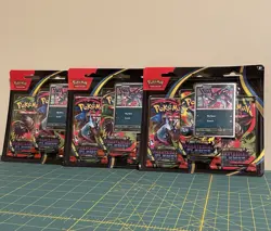 Pokemon TCG ME: Phantasmal Flames 3 Pack Booster Blister - Lot Of 3 - Fresh Case - Image 1
