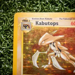 Pokemon Kabutops 9/62 Fossil Holo MP Rare Unlimited 1999 Wizards WOTC - Image 2