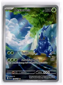 Pokemon TCG Heracross 194/193 Sv02: Paldea Evolved Illustration Rare - Image 1