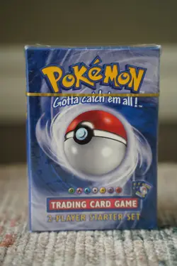Pokemon TCG Base Set Starter Deck Gold Strip Shadowless 1999 WOTC 1st Ed Machamp - Image 1