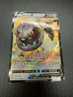 Steelix V | MINT | Vivid Voltage 115/185 | Ultra Rare | Pokemon - Image 1