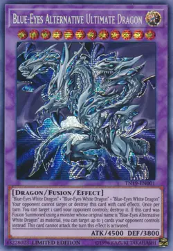 Lightly Played Blue-Eyes Alternative Ultimate Dragon - TN19-EN001 - Prismatic Se - Image 1
