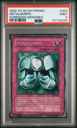 2002 Yu-Gi-Oh! Promo Metalmorph Forbidden Memories FMR-003 Mint PSA 9 - Image 1