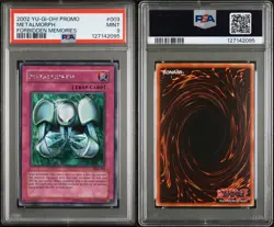 2002 Yu-Gi-Oh! Promo Metalmorph Forbidden Memories FMR-003 Mint PSA 9 - Image 3