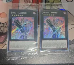 2 x Yu-Gi-Oh! Jinzo - Layered- Secret Rare DLCS-EN149- Sealed! - Image 1