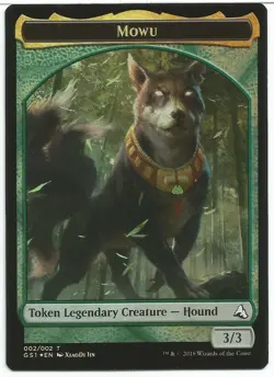 MTG Mowu // Mowu FOIL Double-Sided Token Global Series Jiang Yanggu Mu Yanling - Image 2