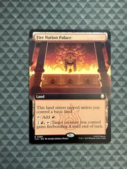 MTG Fire Nation Palace #0389 Ext. Art Rare Avatar: The Last Airbender (TLA) - Image 1
