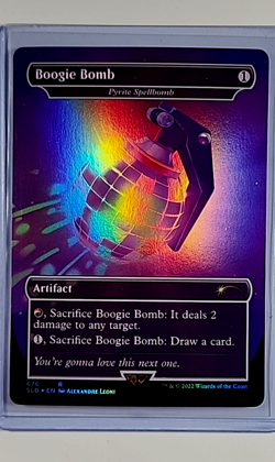 MTG Magic The Gathering Secret Lair Fortnite Foil Boogie Bomb / Pyrite Spellbomb - Image 1