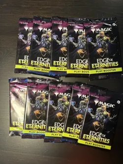 Magic the Gathering MTG 10 Edge of Eternities Play Booster Packs New Sealed - Image 1