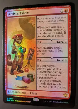 MTG Artist's Talent #0124 (NM) - (Foil) Bloomburrow - Image 1