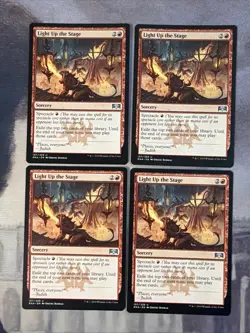 4x Light Up the Stage- Ravnica Allegiance- NM- Mtg Magic The Gathering- Playset - Image 1