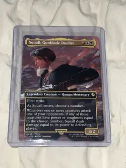 MTG Final Fantasy Squall, Gunblade Duelist (Borderless) Rare 0453 Card - Image 1