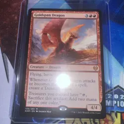 Goldspan Dragon - Kaldheim Magic The Gathering - Image 1