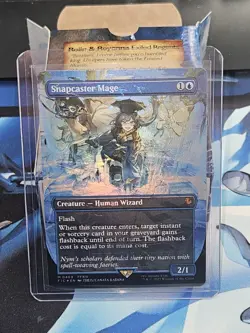Snapcaster Mage (Borderless) (Chocobo Track Foil) Commander: Final Fantasy Foil - Image 1