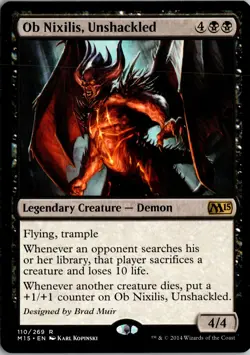 Ob Nixilis, Unshackled Magic 2015 (M15) #110 Rare - Image 1