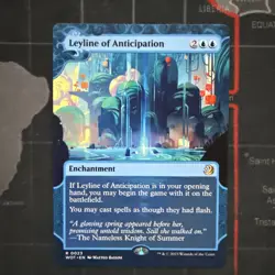 LEYLINE OF ANTICIPATION mtg NM-M Enchanting Tales Rare Wilds of Eldraine - Image 1