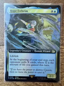 Magic MTG Final Fantasy - Hope Estheim EXTENDED ART FOIL R 0491 - Image 1
