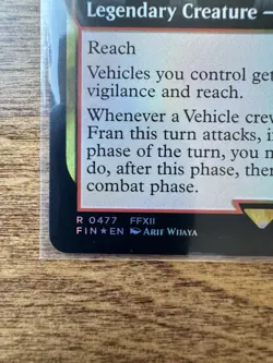 Magic MTG Final Fantasy - Balthier and Fran EXTENDED ART FOIL R 477 - Image 2