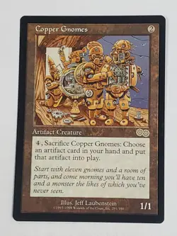 MTG Copper Gnomes (Urza's Saga/Artifact/R) - BGM - Image 1