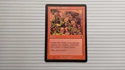 Magic: The Gathering Cards - Scourge ~ Common ~ Goblin War Strike - Image 1