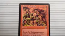 Magic: The Gathering Cards - Scourge ~ Common ~ Goblin War Strike - Image 2