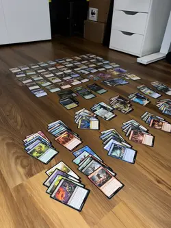 MTG BLOOMBURROW CARDS 140+ LANDS, FOILS, AND OTHERS VARYING RARITY LOT - Image 1