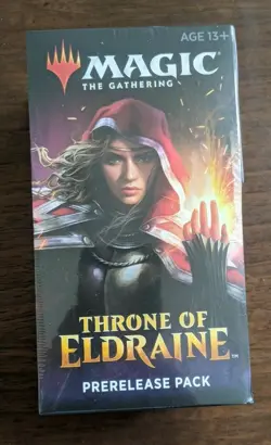 Magic The Gathering Throne of Eldraine Prerelease Kit Box 6 Packs Promo NEW - Image 1