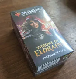 Magic The Gathering Throne of Eldraine Prerelease Kit Box 6 Packs Promo NEW - Image 2