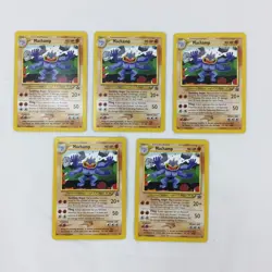 Lot of 5 2000 Pokemon Black Star Promo Card #43 Machamp NM Unplayed - Image 1