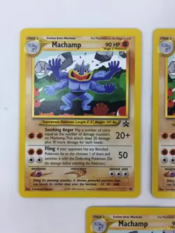 Lot of 5 2000 Pokemon Black Star Promo Card #43 Machamp NM Unplayed - Image 3