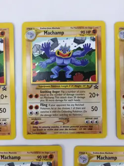 Lot of 5 2000 Pokemon Black Star Promo Card #43 Machamp NM Unplayed - Image 4