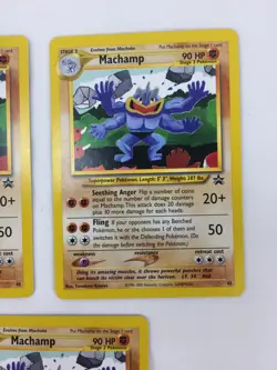 Lot of 5 2000 Pokemon Black Star Promo Card #43 Machamp NM Unplayed - Image 5