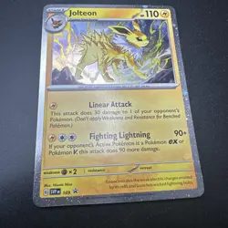 Jolteon #169 Cosmos Holo Black Star Promo Prismatic Evolutions Pokemon 169 NM - Image 3