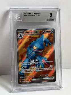 BGS 9.0?? | Pokemon TCG | Scarlet & Violet | Toxicroak ex 232/198 | Ultra Rare - Image 1