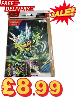 Pokemon Scarlet & Violet Twilight Masquerade TCG Collectors Kit Album incPoster - Image 1