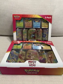 Pokemon TCG Scarlet & Violet 151 Costco Mini Tin Collection Box - Lot of 2 - Image 1