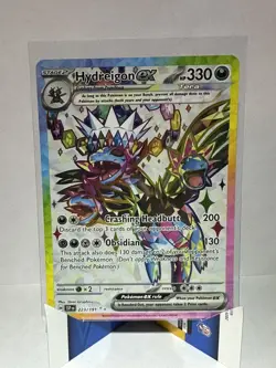 Pokemon Tcg Hydreigon Ex 223/191 Surging Sparks Ultra Rare Sir Holo Full Art Nm - Image 1