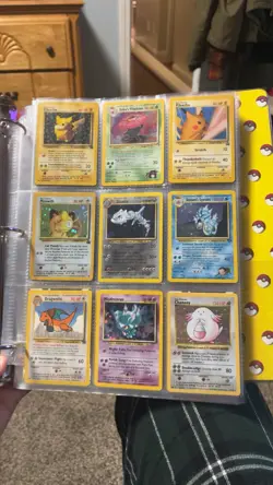 Pokemon Collection Binder Lot Cards Holo Rare Vintage WoTC Base Neo Promo Old - Image 3