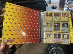 Pokemon Collection Binder Lot Cards Holo Rare Vintage WoTC Base Neo Promo Old - Image 4