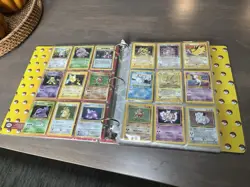 Pokemon Collection Binder Lot Cards Holo Rare Vintage WoTC Base Neo Promo Old - Image 5