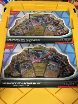 Salamence ex & Reshiram ex Pokemon TCG Premium Collection Box Sealed Lot Of 2! - Image 1