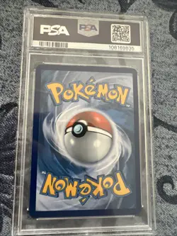 2016 POKEMON XY FATES COLLIDE #76 AERODACTYL-REVERSE FOIL PSA 8 - Image 2
