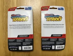 NEW- 2 Pokemon Blister Packs - Sinistcha & Poltchageist & 1 Surging Sparks Pack - Image 2