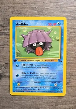 Pokemon TCG Shellder 1st Edition 54/62 Fossil NM - Image 1