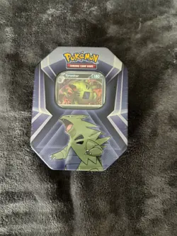 Pokemon TGC Tyranitar Triple Whammy Tin - Sealed - 3 Packs - Image 1