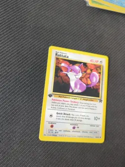 Rattata 66/82 1st Edition Team Rocket Pokemon NM/M - Image 2