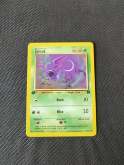 Zubat 70/82 1st Edition Team Rocket Pokemon NM/M - Image 1