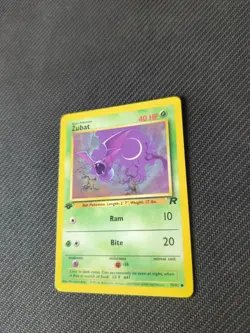 Zubat 70/82 1st Edition Team Rocket Pokemon NM/M - Image 3
